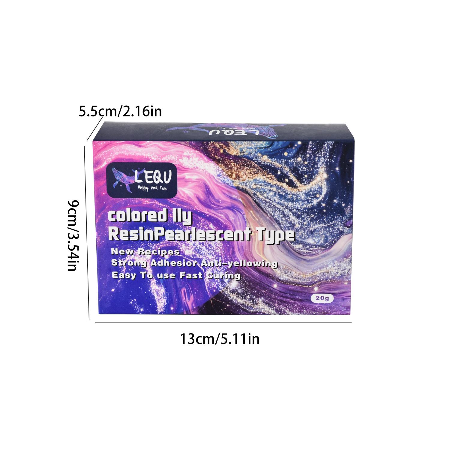 

UV Resin, 10Color Dark Colored UV Resin, Odorless & Low Shrinkage UV Color Resin with Vibrant Colors, UV Resin Kit for Crafts