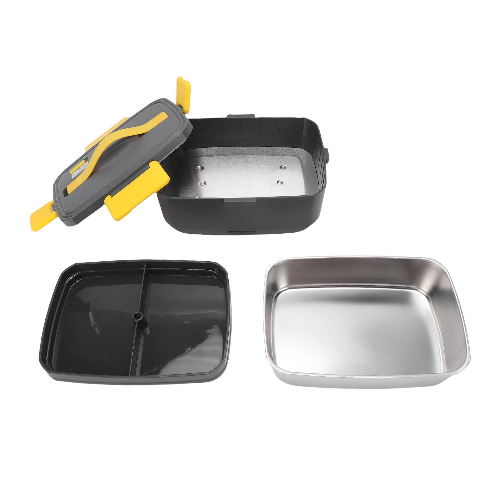 Electric Lunch Box 3L Double Layer SUS304 Liner Dishwasher Safe Portable Food Warmer for Home Car Office Travel Cooking L 4300₽