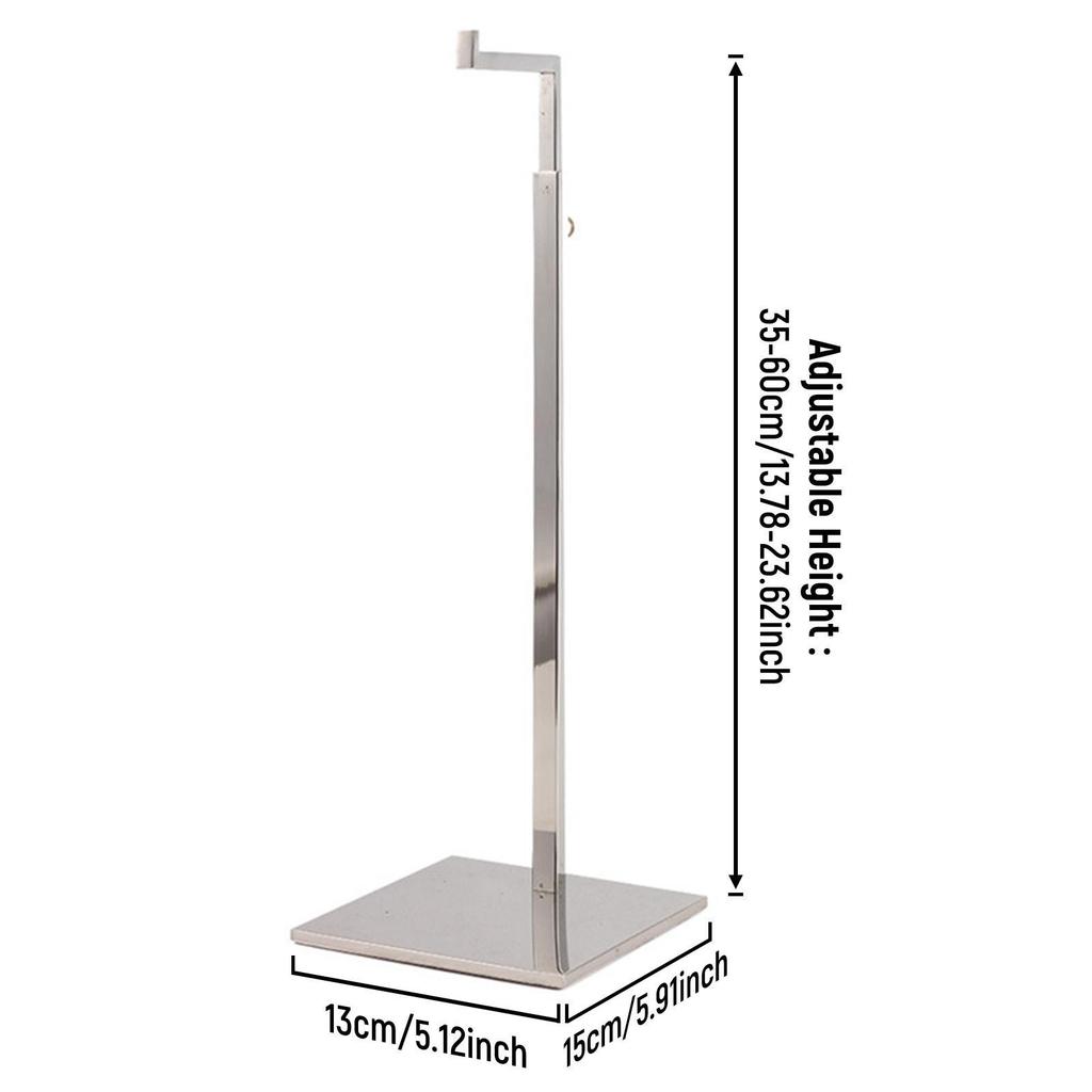 Handbag Display Rack, Bags Purse Stand Stable Stainless Steel Hanging Hook Holder Tabletop