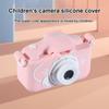 Kids Camera Bag Mini Silicone Cartoon Camera Protective Cover with Adjustable Lanyard Soft Silicone Camera Protector
