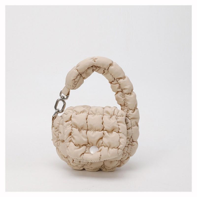 Fashionable New Style Pleated Cloud Bag Mini Change Purse Decorative Korean Storage Portable Decoration All-match Small