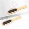 Natural Wood Comb Steel Metal Hair Brush Portable Wooden Air Cushion Comb Scalp Detangler Hair Comb Salon Styling Hair Tools