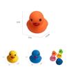 Colorful Small Yellow Duck Squeeze Toy For Swimming Play In Duckling Theme Pool