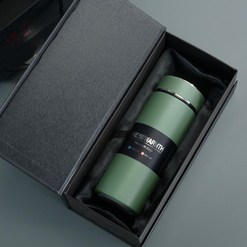 Updated High-looking Thermos Cup 304 Stainless Steel Frosted Business Car Gift Water Cup