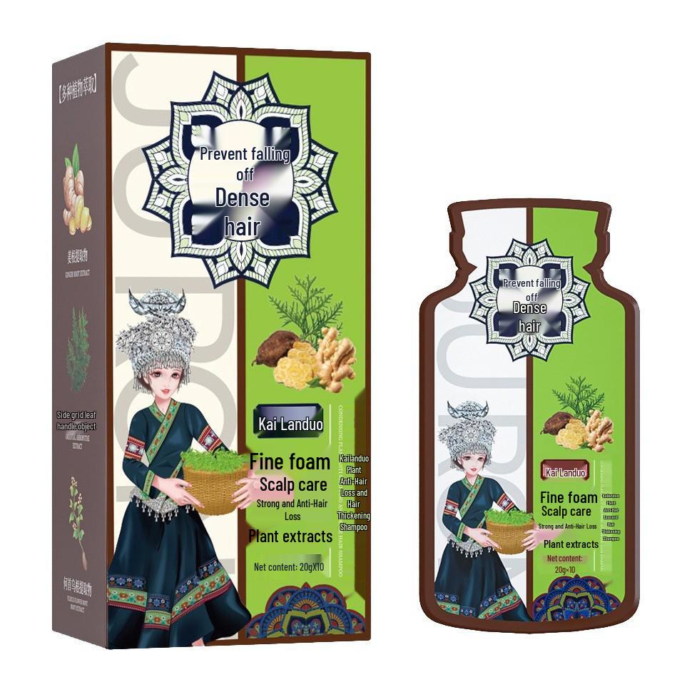 Ginger Plant Extract Anti-Hair Loss Shampoo for Hair Growth and Care