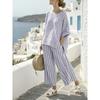 1116 European and American women's leisure vacation style suit Bohemian style suit fashion 1D digital printing