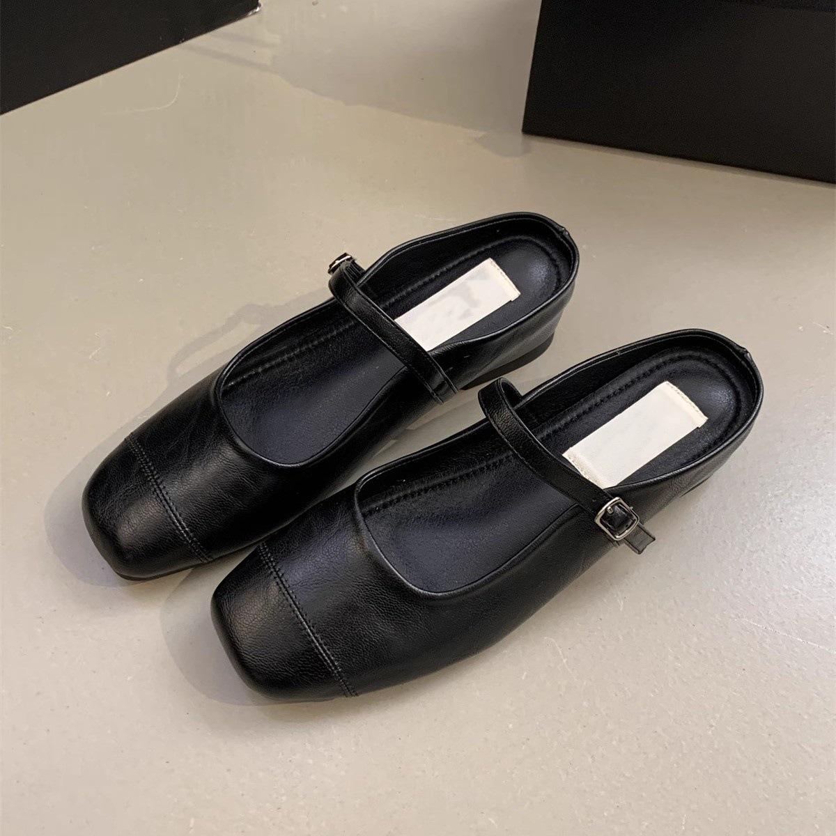 

Внутренние туфли-лодочки на толстой подошве серебристого цвета с закрытым носком, женские летние сандалии в сказочном стиле, туфли Мэри Джейн 35 чёрный