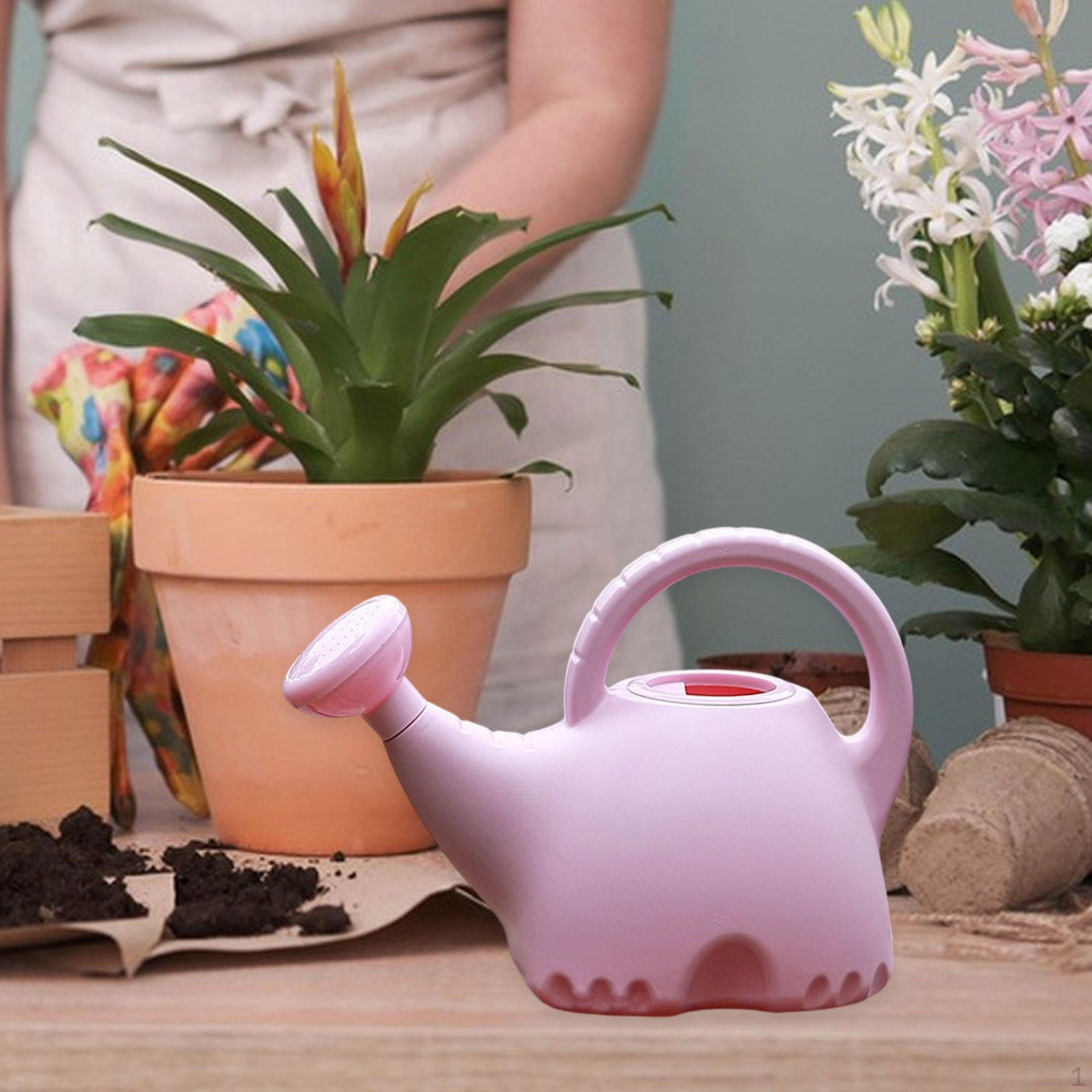 

Children's Watering Can for Playing in The Garden, 1.5L Portable Mini Sprinkler Indoor Use. Pink