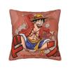 Luffy Anime  Zoro  Square Pillow Case Anime   Cushion Covers Funny Polyester Decorative Throw Pillow Case Cover for Living Room
