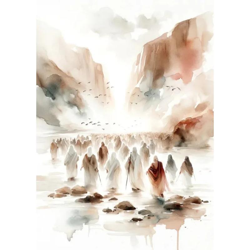 Jesus Sketch Canvas Posters Christian Bible Verse Shepherd Faith Prints Painting Decor Wall Art Poster Living Room Bedroom Decor