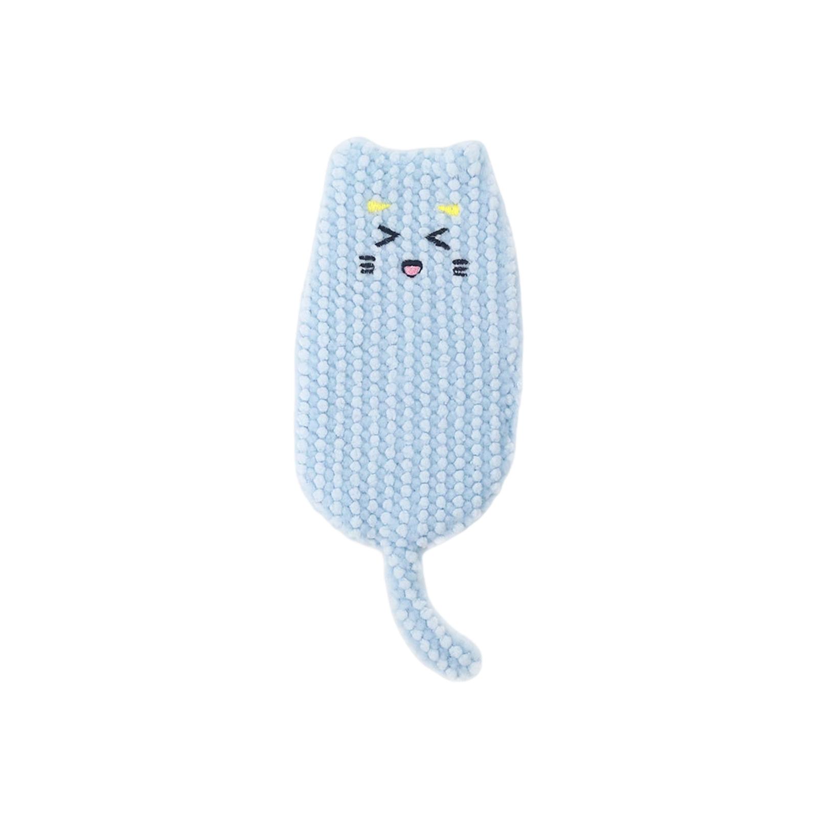 

Interactive Cats Toy With Crinkle Paper & Catnip, Soft Plush Chew Toy For Teething, Boredom Relief & Self-Play, Cute Plush Cats Toy To Consume Energy One Size синий