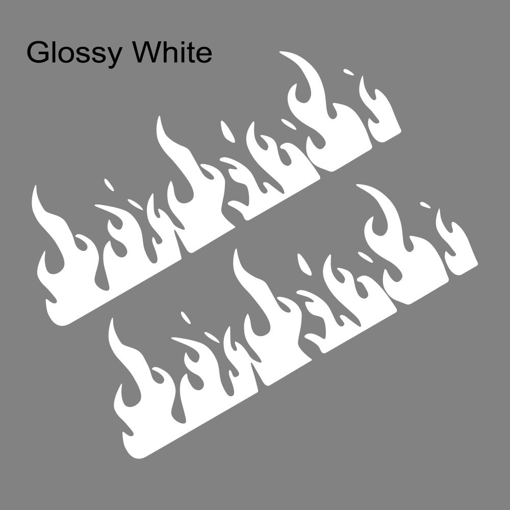 Burning Stereoscopic Flame Car Stickers Car Vinyl Decal Waterproof Vehicles Motorcycle Stickers Car Accessories Decoration