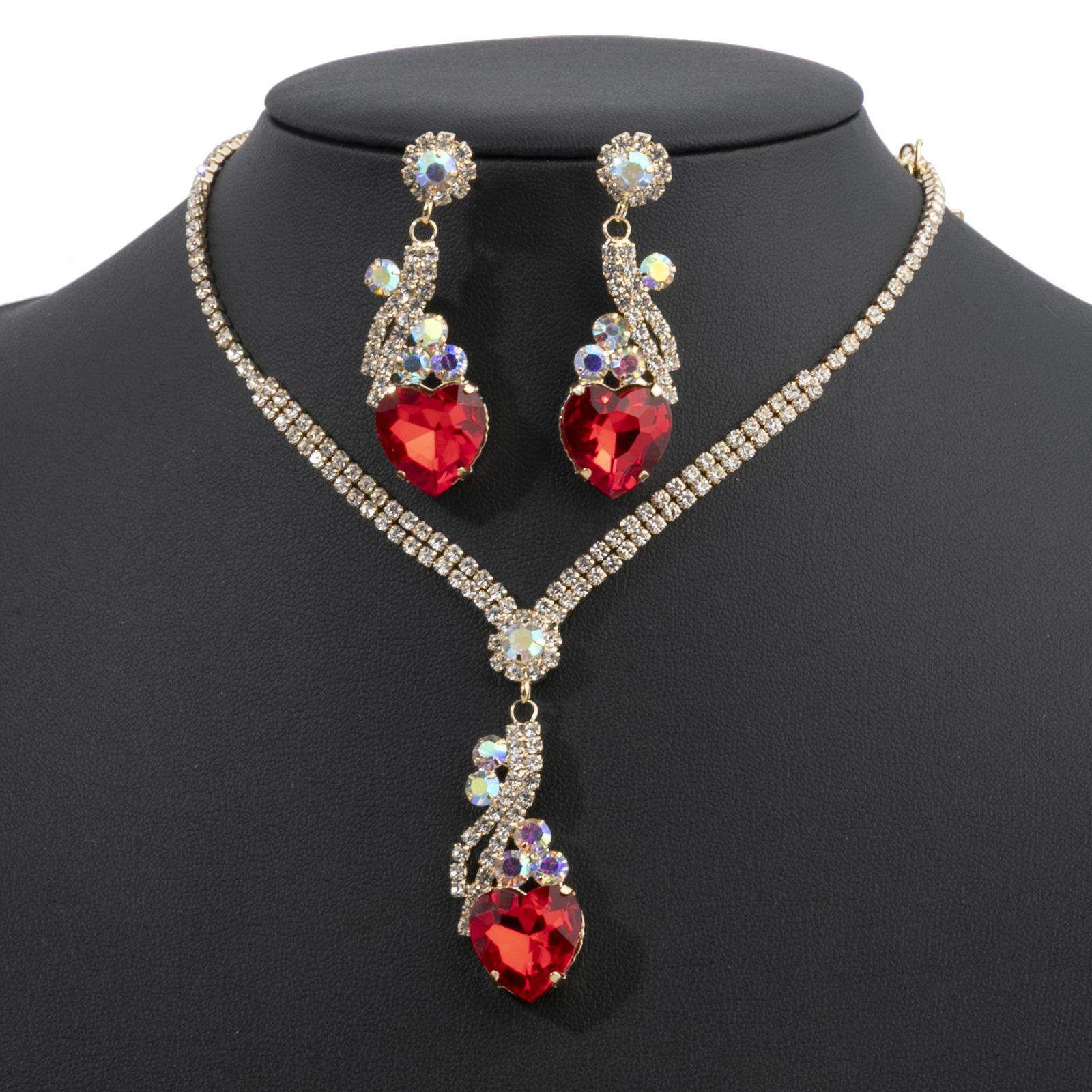 

Fashion Jewelry For Women s Set червоний