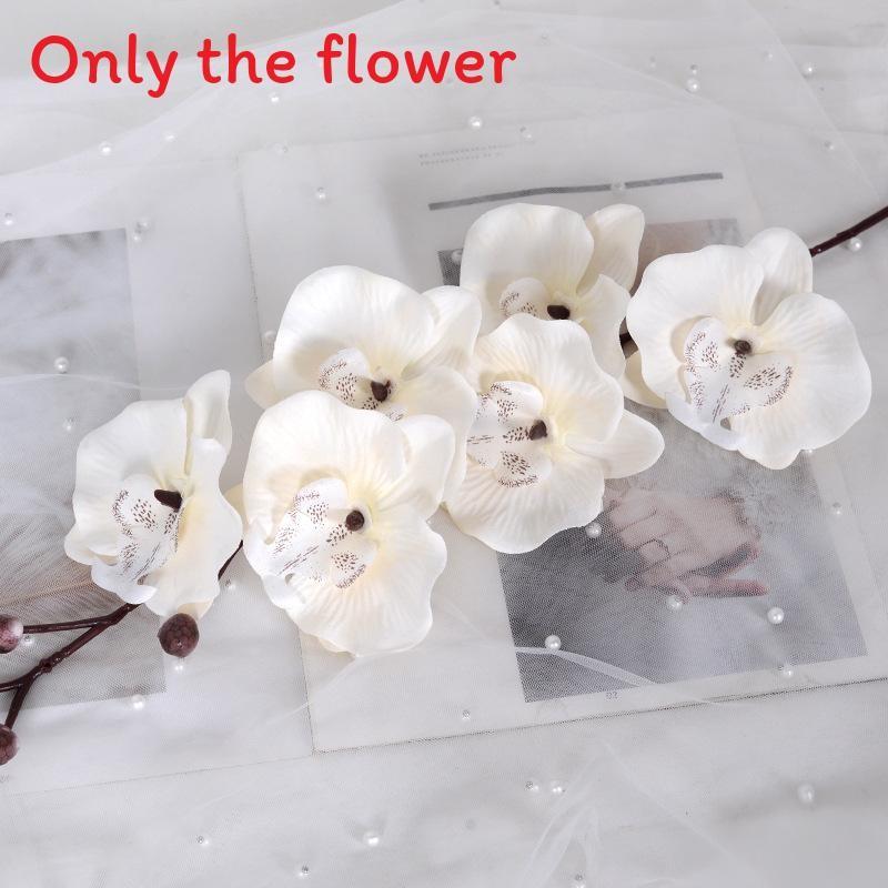 Phalaenopsis Simulation Multicolour Flower Bouquet  For Home And Decor Event