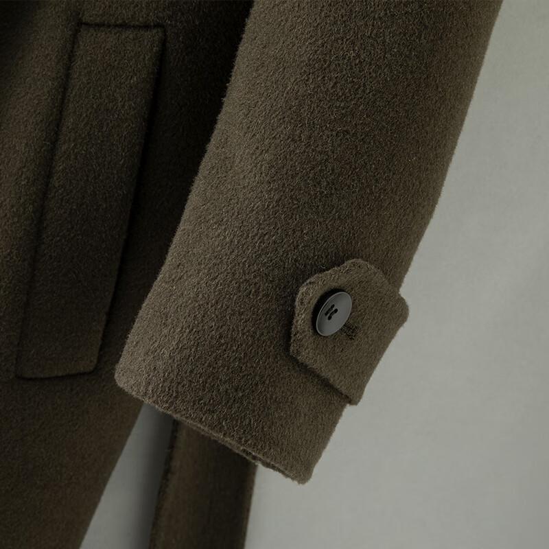 Fanzhen Women's 2024 A/W 100% Wool Mid-Length Overcoat