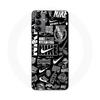 Maniacase Case for Samsung Galaxy A04s Nike Air Logo Download Nike Graffiti Black and White