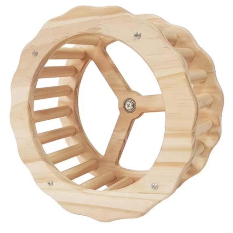 AEE4-Bird Cage Perch Rotating Wheel  Standing Wheel Pet Training Bird Supplies