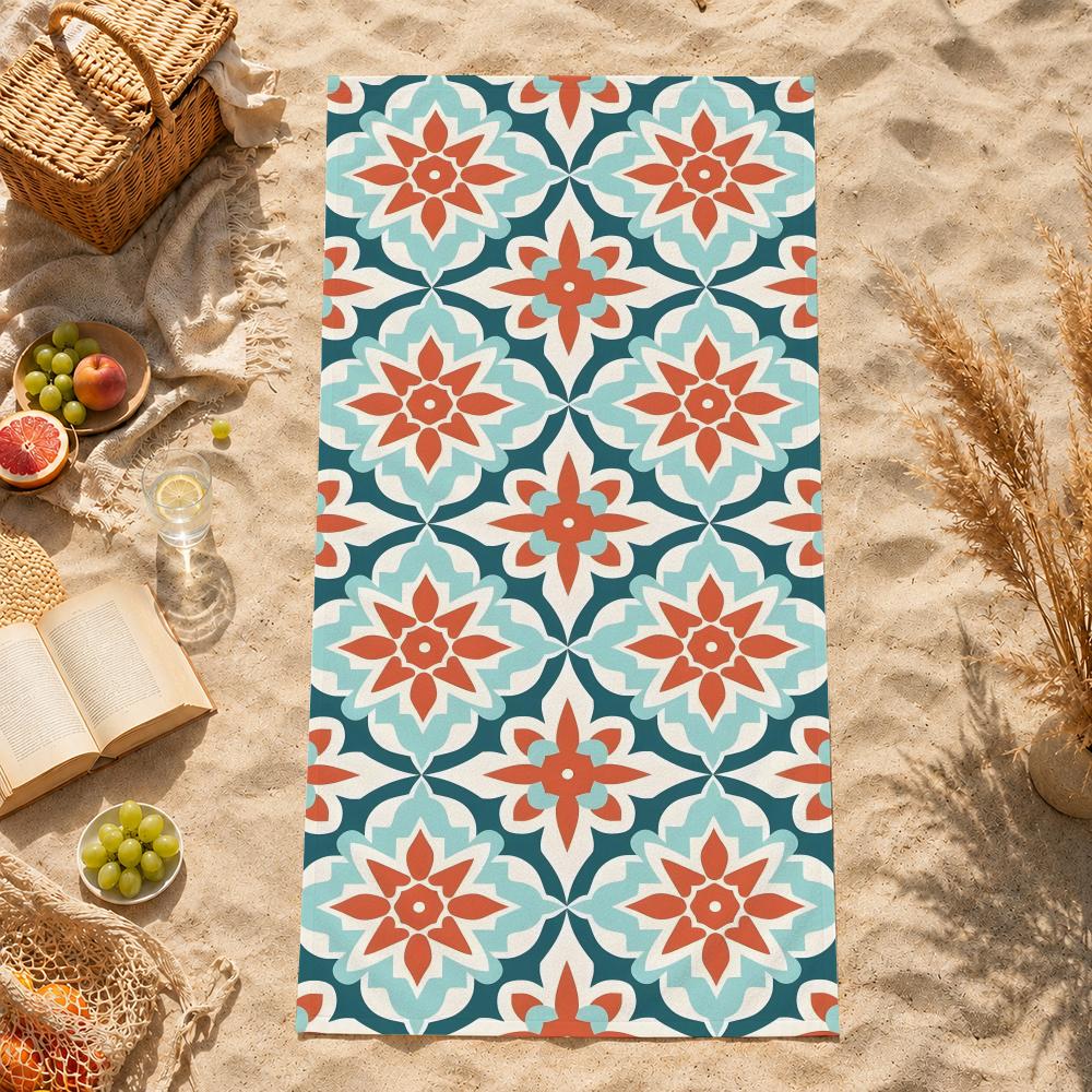 art B-Beach p-patterns Towel Towel Beach face towel Quick Dry Soft Sand Resistant for Pool  Gift for Travel Gym Shower sports