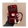 Cute Bowknot Cat Doll Lanyard Soft Silicone Anti Drop Cartoon Phone Case