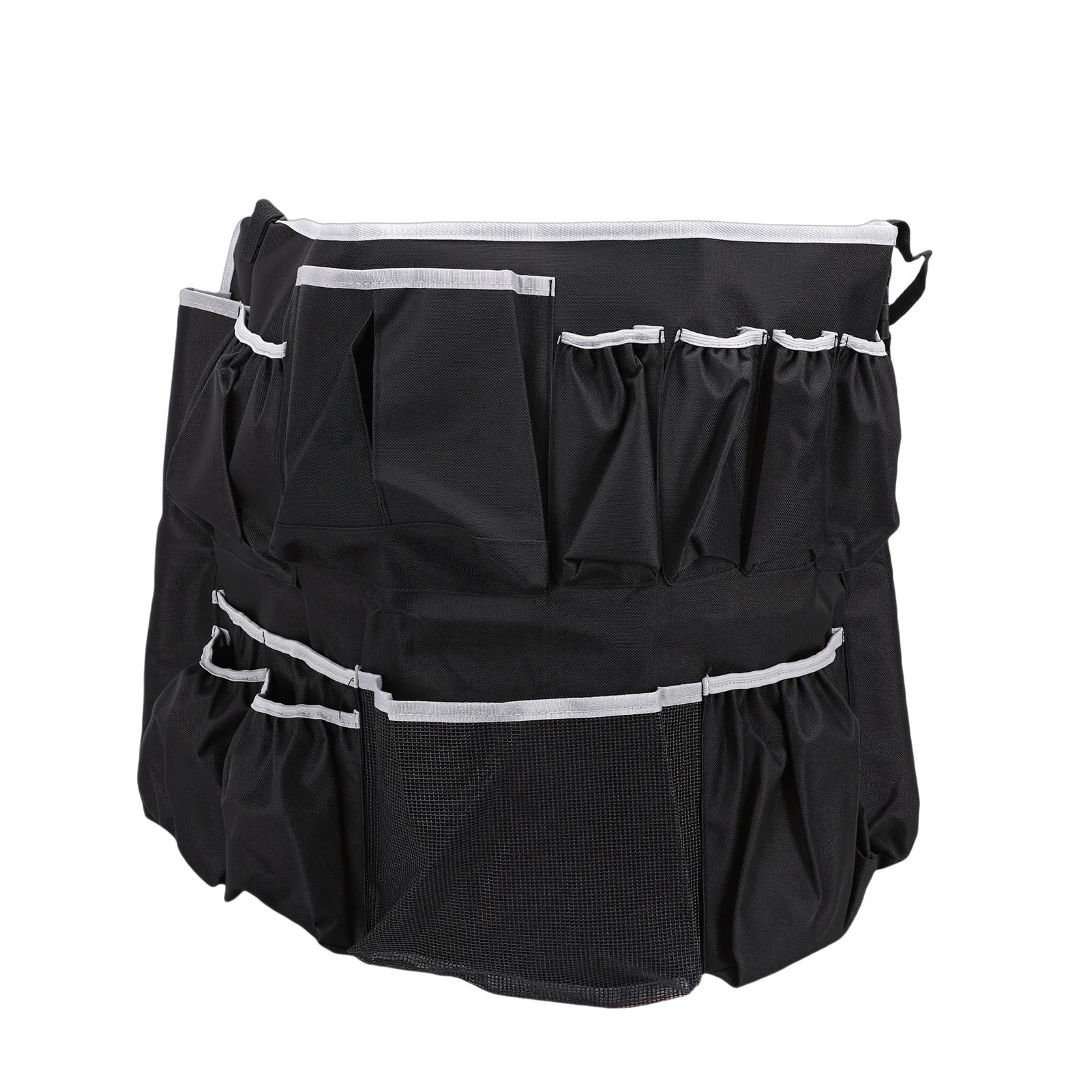 

Trash Can Cleaning Tool Bag Fit 32 55 Gallon Garbage Bin with Multi Pockets for Cleaning Janitorial Duty