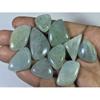 229Cts. Natural Aquamarine Fancy Cabochon Loose Gemstone 10 Pcs Lot 20-34 MM C-1492