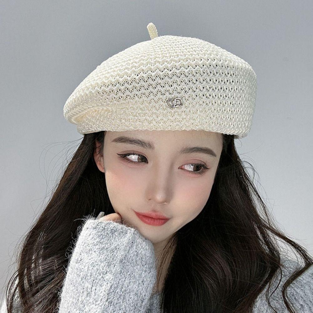 Korean Style Pleated Beret Y2K Painter Hat Fashion Octagonal Hat  Travel