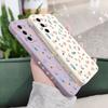 Mini Flowers Phone Case For Huawei P40 P50 P30 P20 Pro Lite Nova 5t Y7A Mate 40 30 20 Pro Lite Liquid Silicone Cover