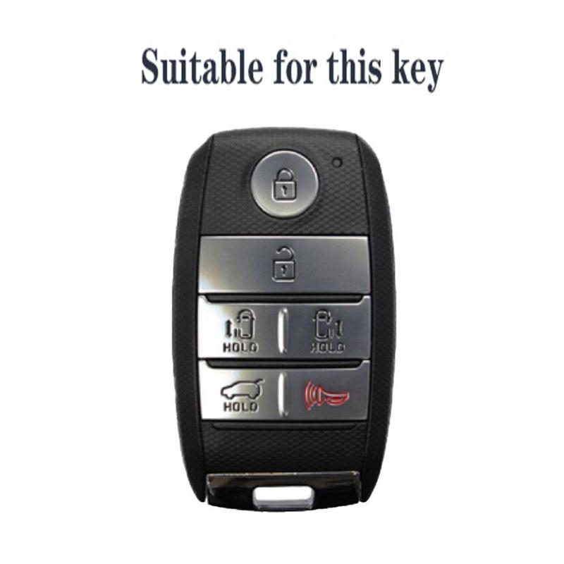 Car Remote Key Case Cover Fob Shell For Kia New Sedona Grand Carnival Snugly Sorento L580 Doule Carnival 6 Buttons Accessories