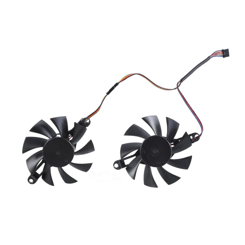 Universal 80mm 4Pin Cooling Fan Replacement Part for Kinology RX580 2048 Graphics Card Cooling Fan Management Accessories