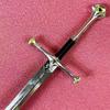 8.6inch Baggins Katana Ring Aragorn Sword Metal Ninja Knife Medieval Glamdring Narthil Real Japanese Katana Samurai Sabre Toy