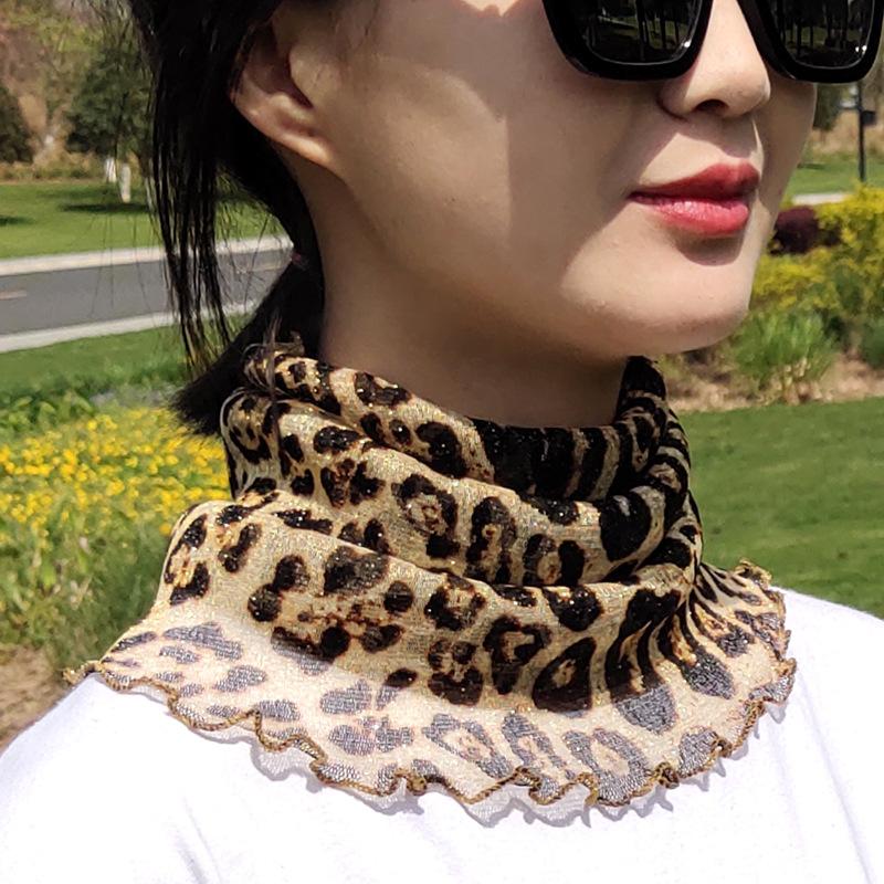 Bufanda para Mujer Diadema Protección Facial Bufanda Fina de Seda Cuello Falso Mascarilla Versátil Protección para el Cuello A Prueba de Viento en Invierno