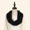 Embroider Lace Scarf Church Shawl Women Solid Color Wedding Temperament Veil Scarf 53*55Cm