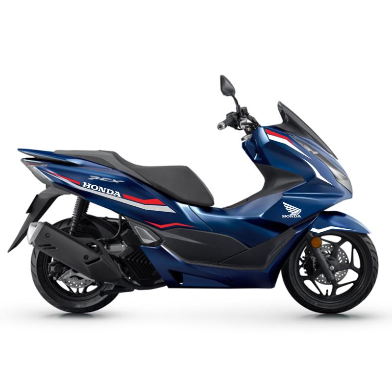 Applicable to Honda's new PCX160 modified whole car decorative version flower latte waterproof sticker to protect personalized decal