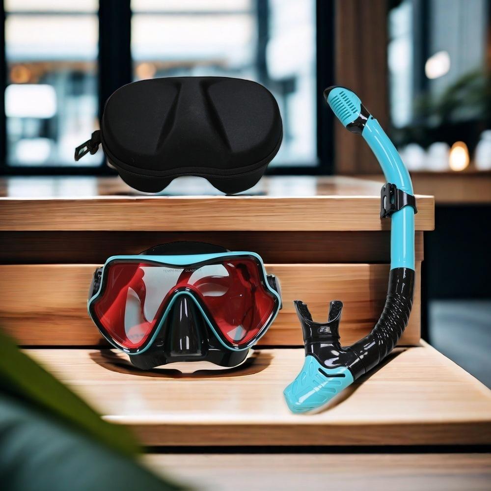 New diving goggles snorkeling mask snorkel set