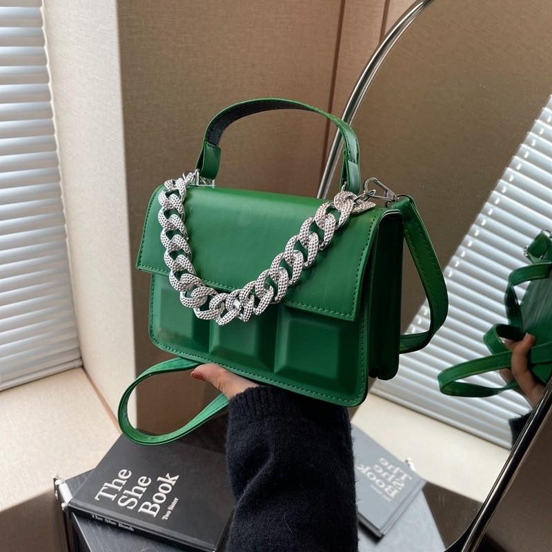 Elegant Women's Casual Crossbody Bag Modern Korean Style Small Square Handbag