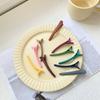 20/10 Pcs 8 Cm Plastic Duckbill Clips, Straight Hair Clips, Colorful Makeup and Hair Clips, Seamless Clips, Bangs Clips