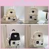 Cute Cat Dot Backpack For High School Girls Nylon School Bag
