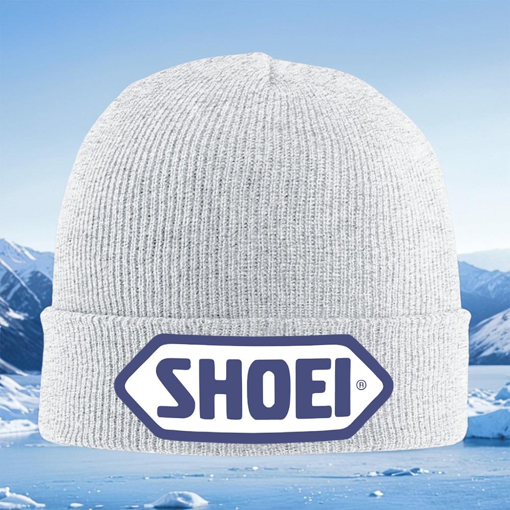SHOEI Motorcycle Helmet Logo Design Men Women Unisex Knitted Hat Beanie Pullover Cap Winter Thermal Warm Christmas Outdoor Cycli