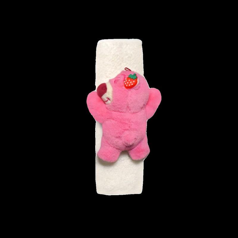 Art Cat Strawberry Bear Car Safety Belt Shoulder Pad Cover Fancy Car Interior Design Protective Cover Anti-Strangulation Neck Car