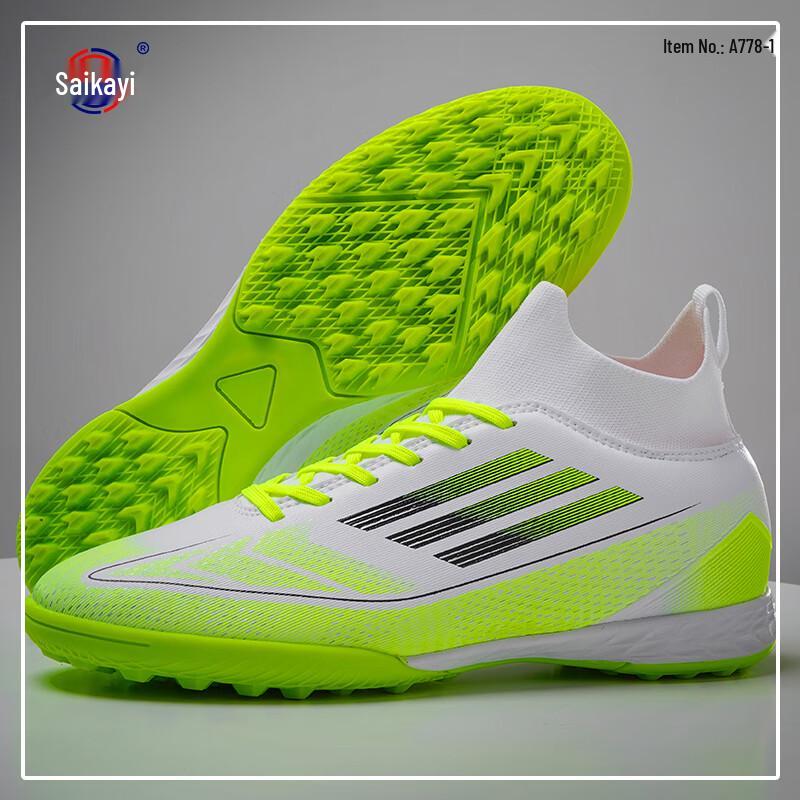 

Saikalong Unisex High-Top TF Soccer Training Cleats 37