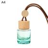 1Pcs Small Round Cap Empty Pendant Ornament Car Essential Oil Diffuser Fragrance Air Freshener Scent Perfume Bottle