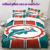 Jacksonville Jaguars Pattern Bedding Quilt Set Quilt Cover Pillowcase Home Decoration Birthday Gift (1 * duvet cover + 2 * pillowcase, without core)