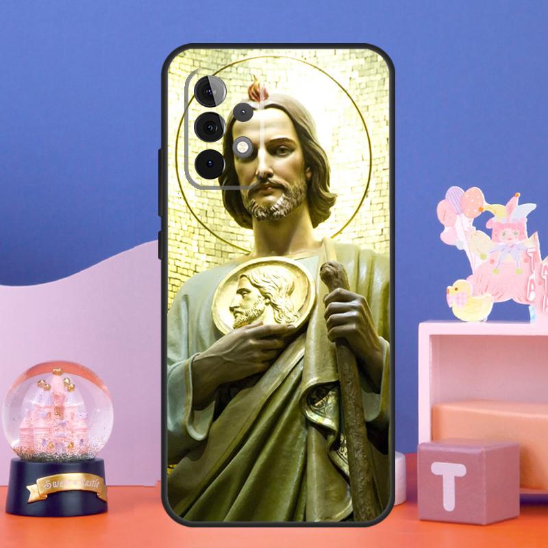 San Judas Tadeo Case For Samsung Galaxy A54 A34 A24 A14 A53 A33 A13 A52 A32 A22 A12 A71 A51 A15 A25 Cover