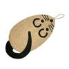 Sisal Cat Scratching Mat Rat Shape Door Wall Hanging Scratching Pad Vertical Cat Scratcher Furniture Protector for Indoor Cats Kitten