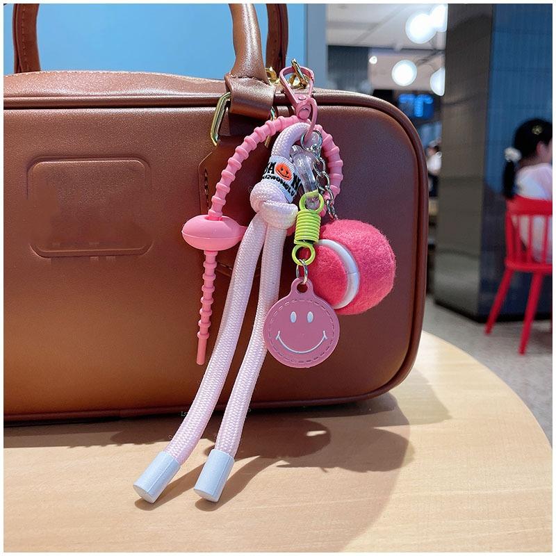 New Color Tennis Car Keychain Charm Bag Pendant Sports Paracord Key Chain-Tennis Gift and Souvenir for Fans and Lovers