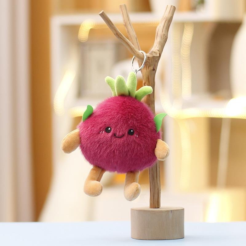 Fruit Plush Toy Banana Cartoon Soft Short Pile For Kids Gift Collection