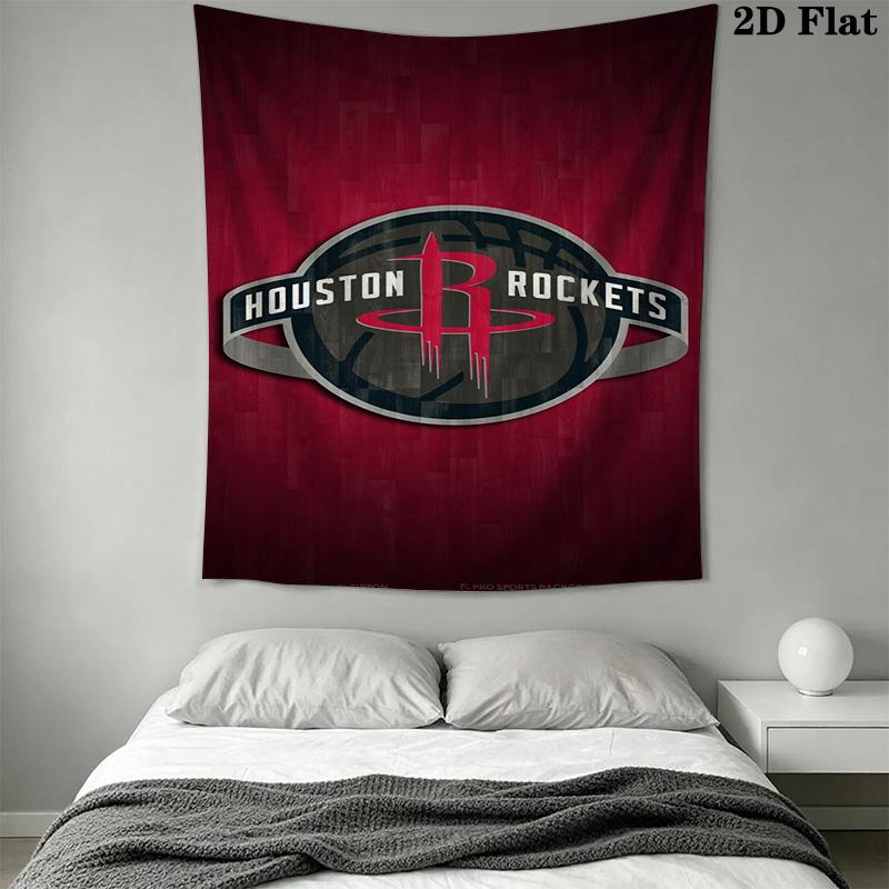 Houston Rockets Logo Art Print Bedding 1 Duvet Cover 2 Pillowcase Without Core Soft And Comfortable Bedding Set Duvet Cover And Pillowcase