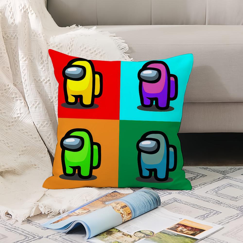 Party Video Games A-Among U-Us Pillow Case Office Cushions Suitable For Sofa Car Bedroom Decorative Cushion Cover