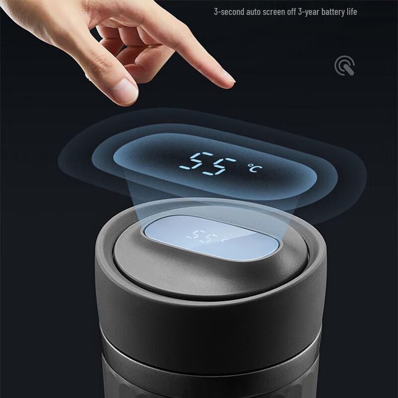 Supor Titanium Smart Thermos Cup with Tea Infuser