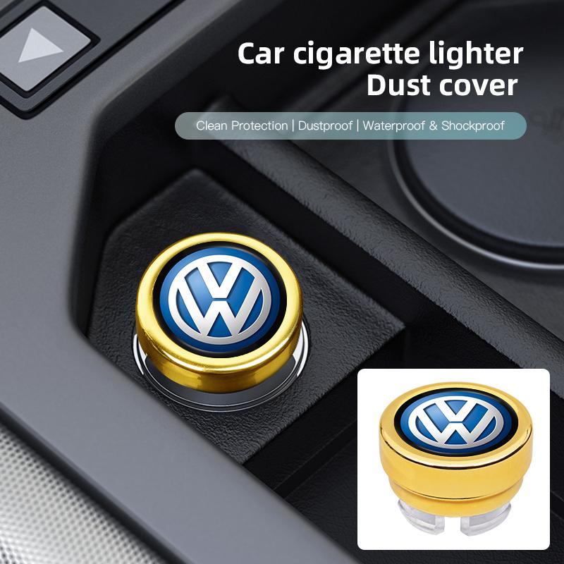 Car Cigarette Lighter Dust Cap Power Port Dustproof Cover Plug Tire Valve For VW Golf Tiguan Jetta Passat Polo Touran GTI Caddy